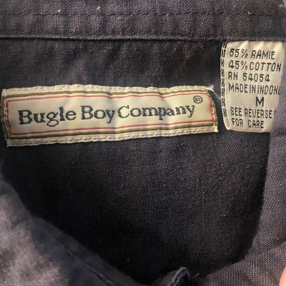 Vintage 90’s Bugel Boy Company Button Up M - Picture 3 of 7